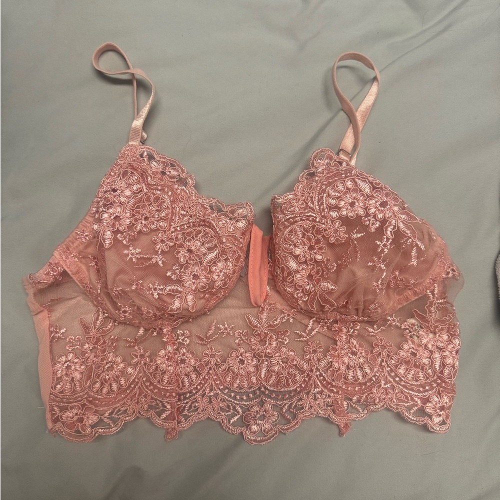 Pink corset top